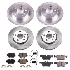 Power Stop KOE8355 Autospecialty 1-Click Daily Driver Front And Rear Pad And Rotor Kit for 2019 MINI Cooper Clubman ALL4, Base product image