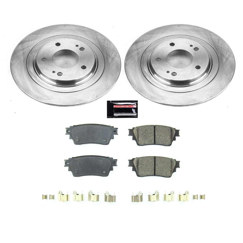 Power Stop KOE8381 Rear Autospecialty 1-Click OE Replacement Pad And Rotor Kit for 2018-2020 Mitsubishi Eclipse Cross product image