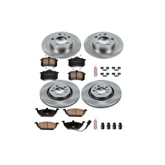 Power Stop KOE840 Autospecialty - 1-Click Daily Driver Brake Kits (Front And Rear) for 1999-2006 Volkswagen Beetle product image