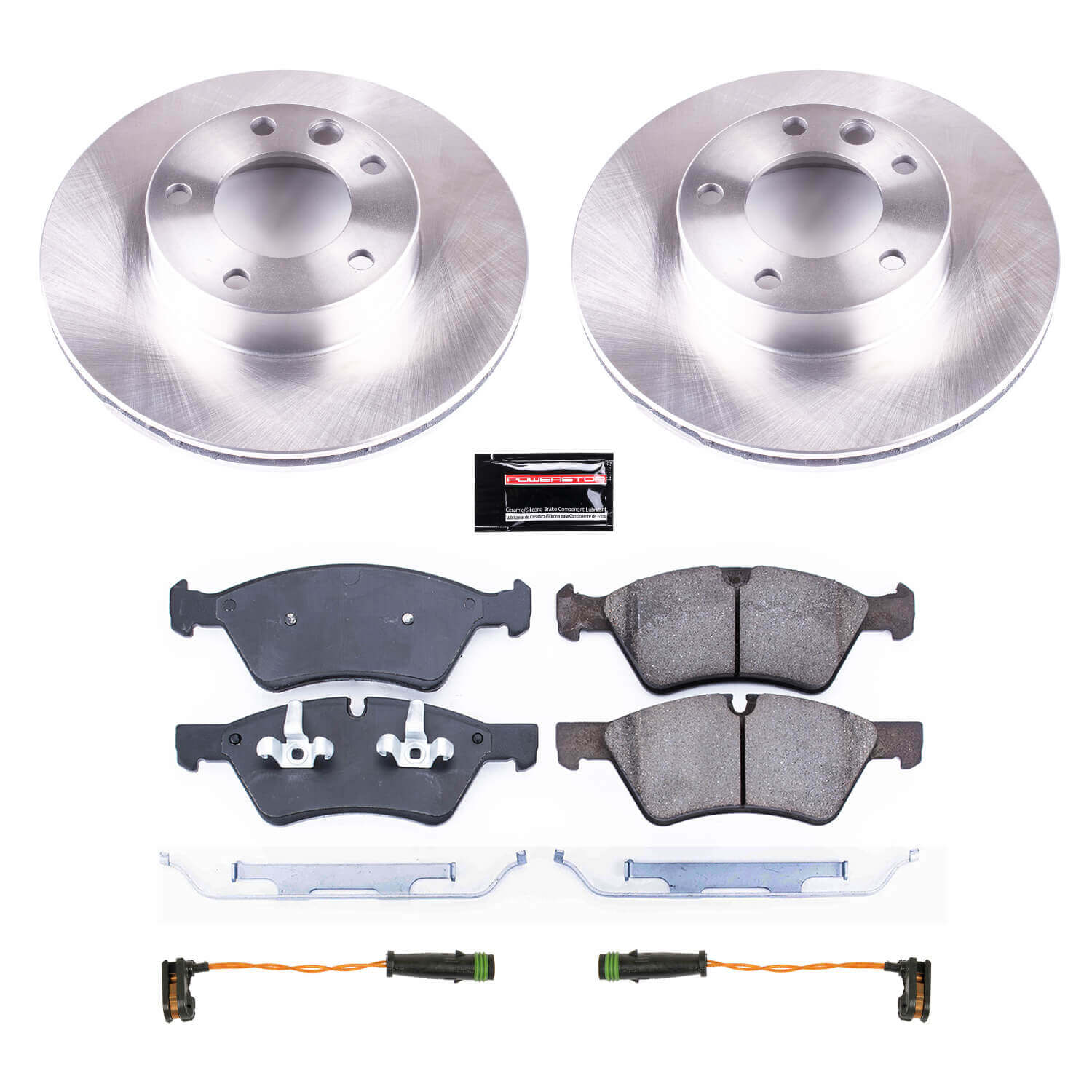 Power Stop KOE8420 Autospecialty 1-Click Daily Driver Front Pad And Rotor Kit for 2005-2010 Mercedes-Benz G55 AMG product image