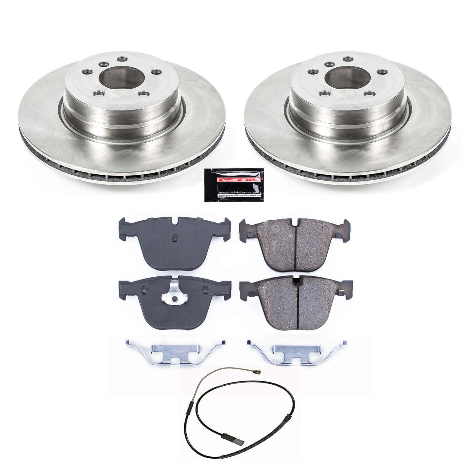 Power Stop KOE8426 Autospecialty 1-Click Daily Driver Rear Pad And Rotor Kit for 2019 BMW X6 XDRIVE50I product image