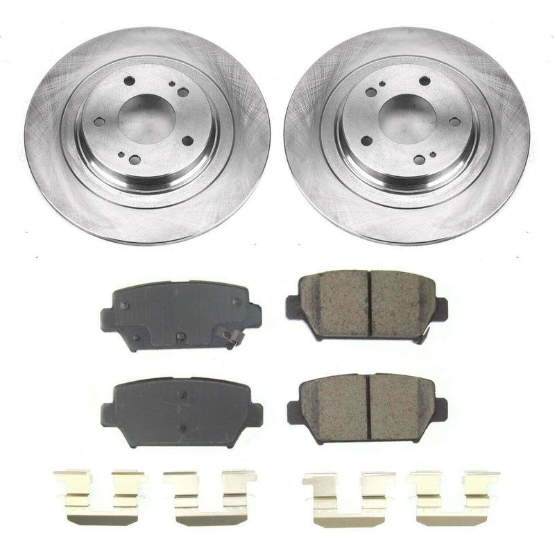 Power Stop KOE8434 Rear Autospecialty 1-Click OE Replacement Pad And Rotor Kit for 2018-2020 Mitsubishi Eclipse Cross product image