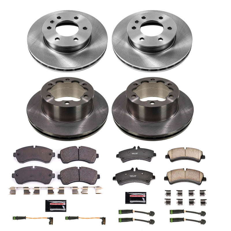 Power Stop KOE8447 Front And Rear Autospecialty 1-Click OE Replacement Pad And Rotor Kit for 2007-2009 Dodge Sprinter 3500 product image