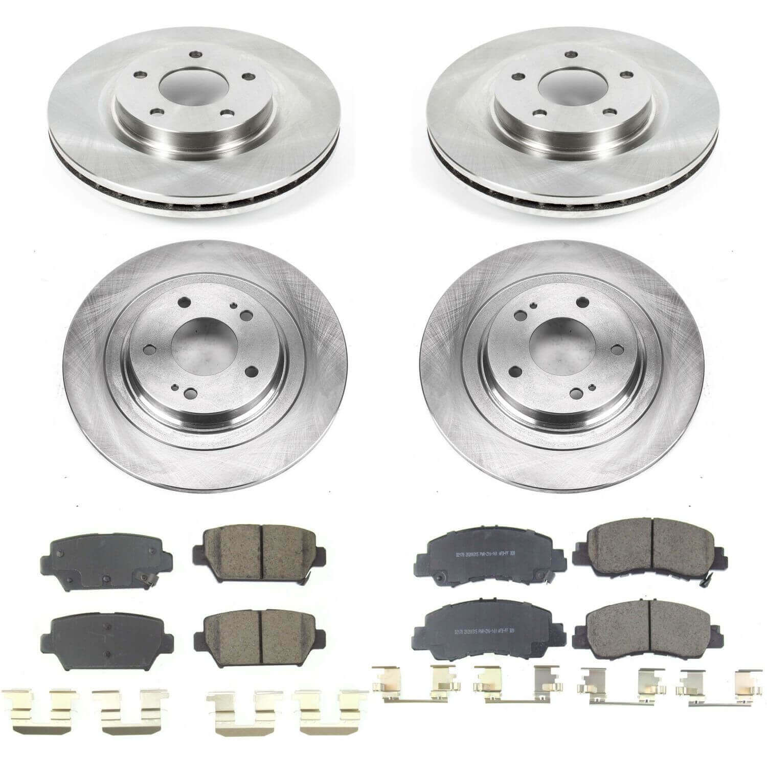 Power Stop KOE8461 Front And Rear Autospecialty 1-Click OE Replacement Pad And Rotor Kit for 2018-2020 Mitsubishi Eclipse Cross product image