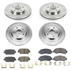 Power Stop KOE8461 Front And Rear Autospecialty 1-Click OE Replacement Pad And Rotor Kit for 2018-2020 Mitsubishi Eclipse Cross product image