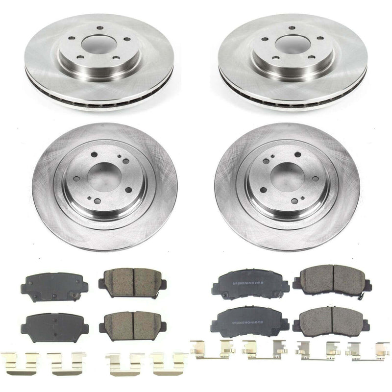 Power Stop KOE8461 Front And Rear Autospecialty 1-Click OE Replacement Pad And Rotor Kit for 2018-2020 Mitsubishi Eclipse Cross product image