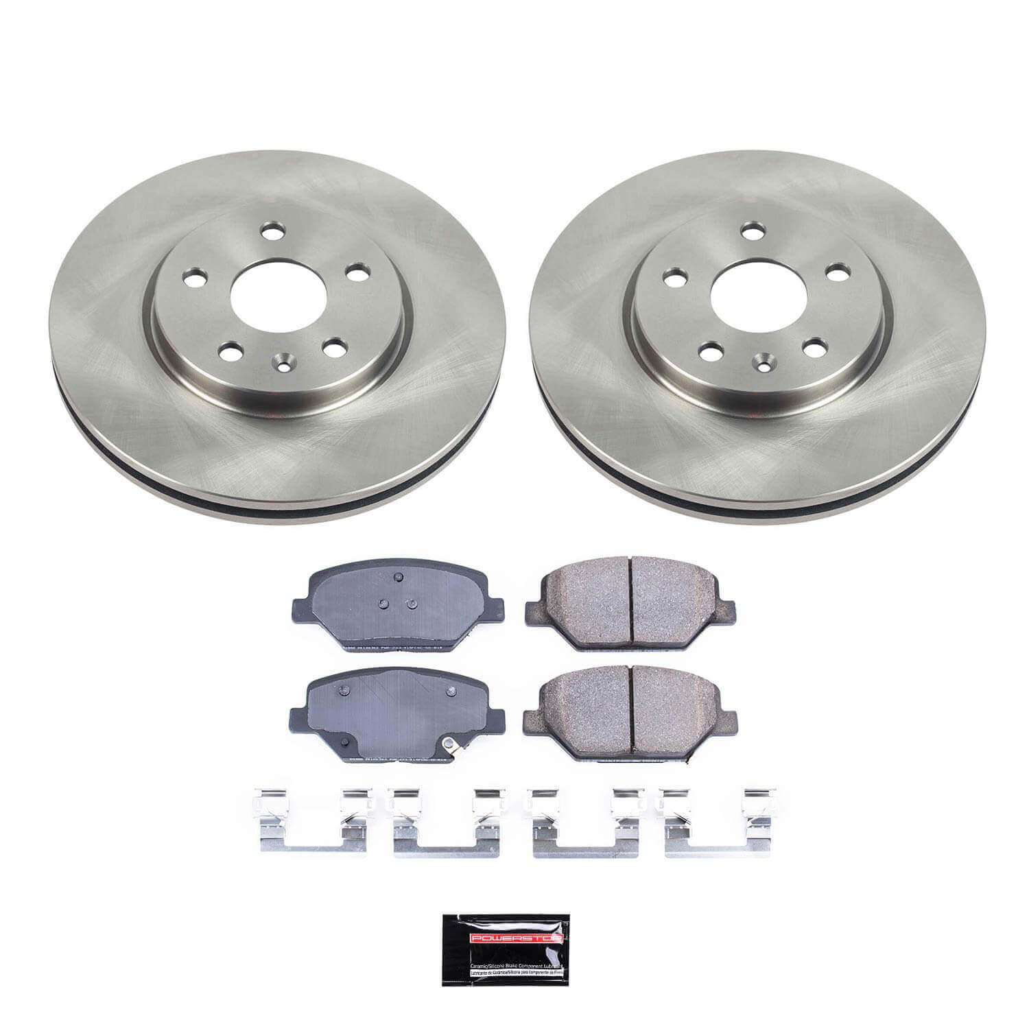 Power Stop KOE8466 Front Autospecialty 1-Click OE Replacement Pad And Rotor Kit for 2019-2020 Buick Envision product image
