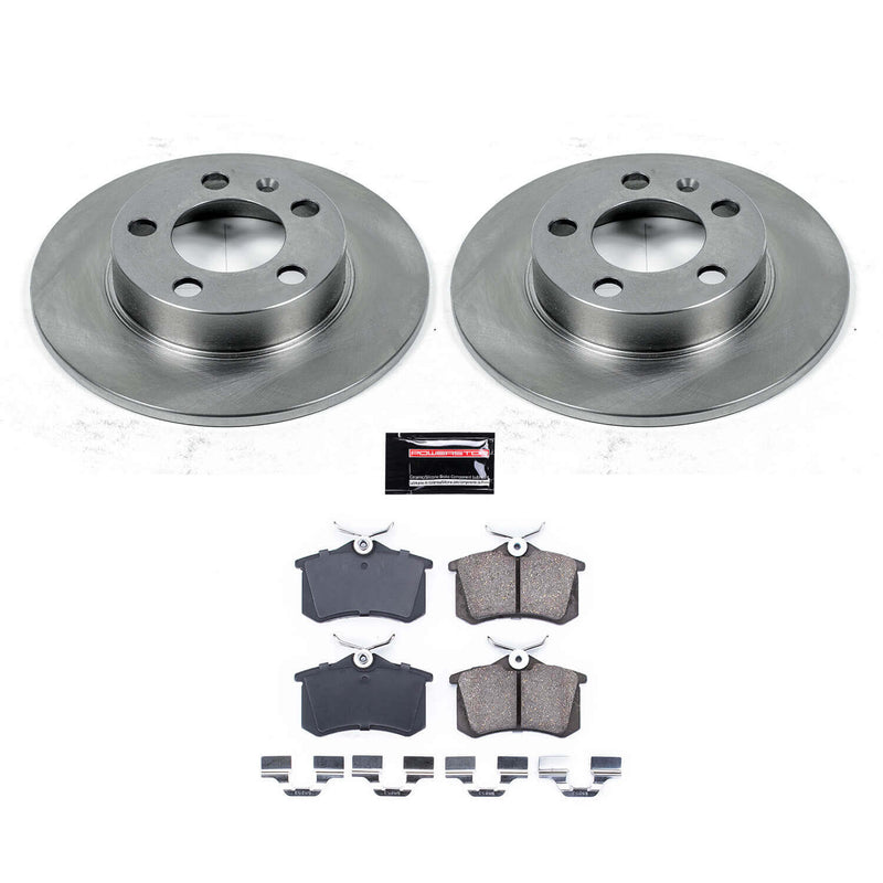 Power Stop KOE847 Autospecialty - 1-Click Daily Driver Brake Kits (Rear) for 1998-2010 Volkswagen Beetle product image
