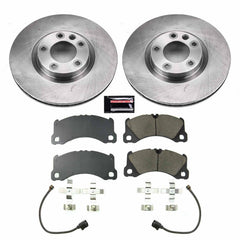 Power Stop KOE8476 Front Autospecialty 1-Click OE Replacement Pad And Rotor Kit for 2013 Porsche Cayenne Diesel, GTS, S, S Hybrid product image