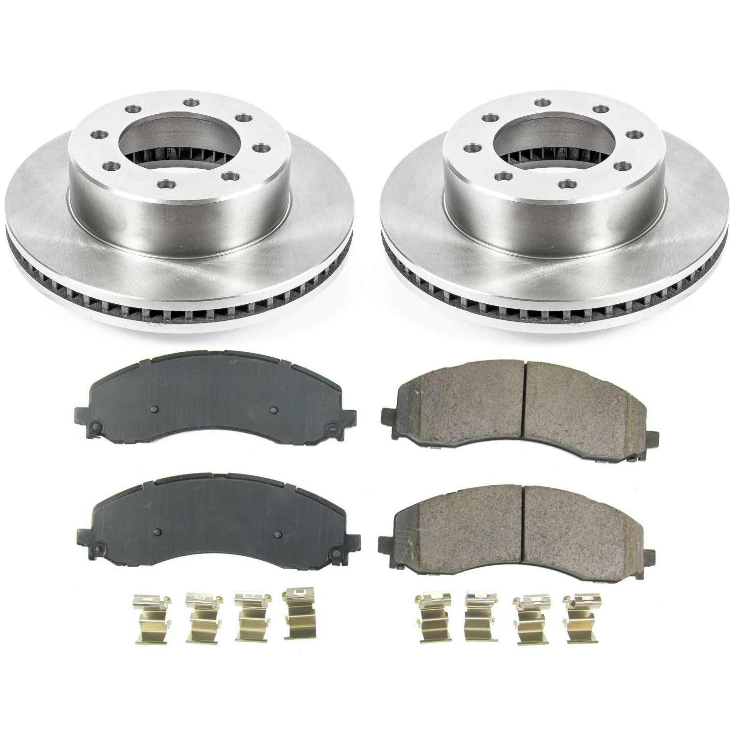 Power Stop KOE8478 Front Autospecialty 1-Click OE Replacement Pad And Rotor Kit for 2019 Dodge Ram 2500 product image