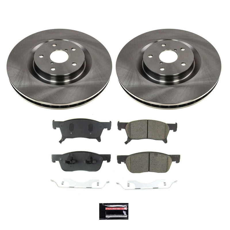 Power Stop KOE8479 Front Autospecialty 1-Click OE Replacement Pad And Rotor Kit for 2019-2024 Subaru Ascent product image