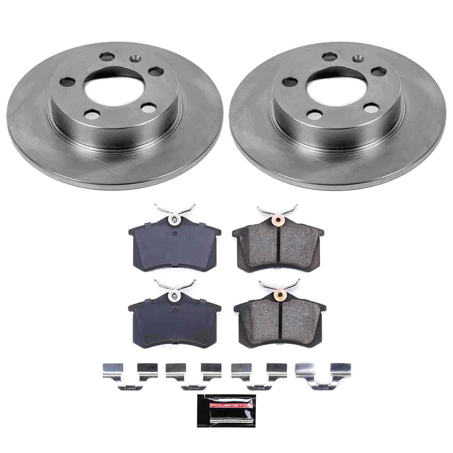 Power Stop KOE848 Autospecialty - 1-Click Daily Driver Brake Kits (Rear) for 2000-2006 Audi TT product image