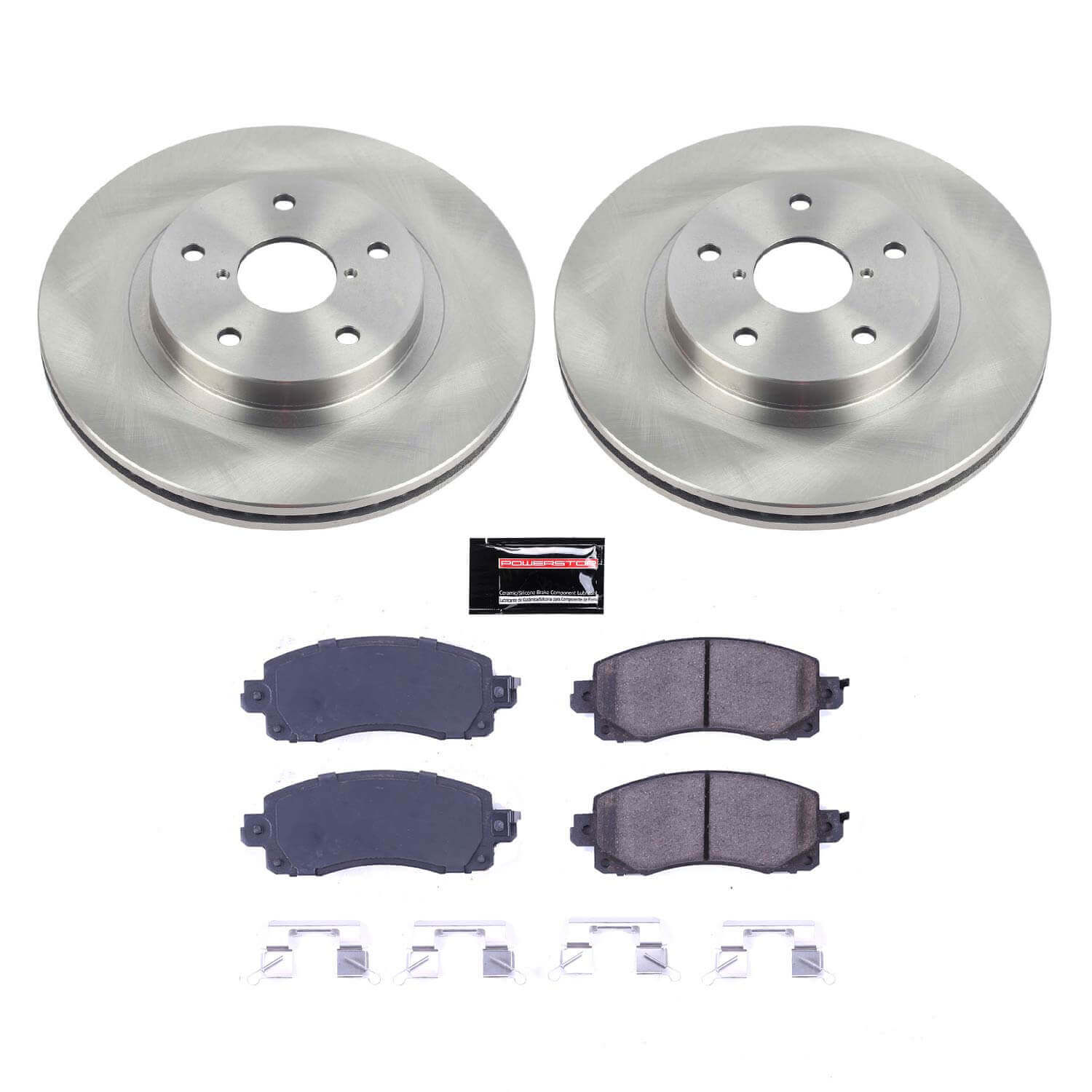 Power Stop KOE8480 Front Autospecialty 1-Click OE Replacement Pad And Rotor Kit for 2019-2022 Subaru Forester Base product image