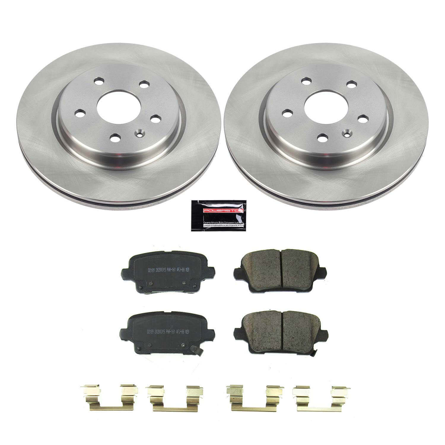 Power Stop KOE8487 Rear Autospecialty 1-Click OE Replacement Pad And Rotor Kit for 2021-2024 Buick Envision product image