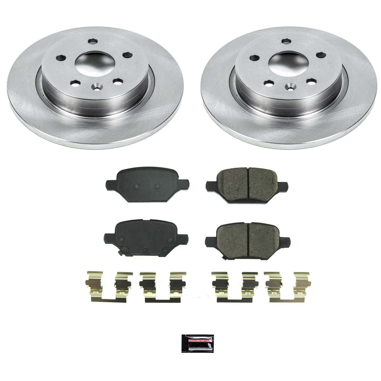 Power Stop KOE8488 Rear Autospecialty 1-Click OE Replacement Pad And Rotor Kit for 2018-2022 Buick Encore product image