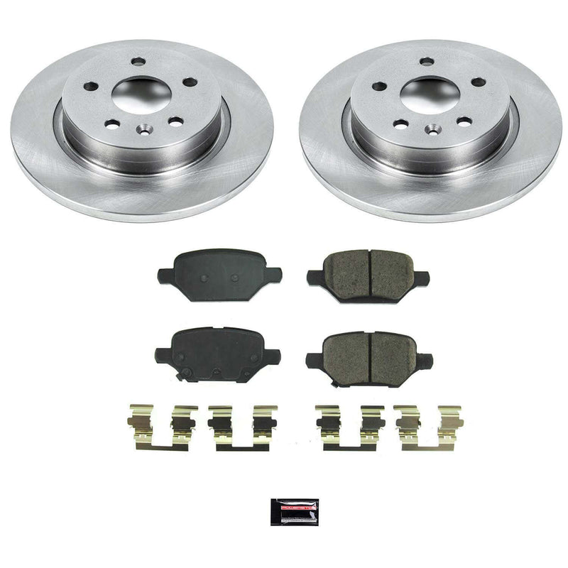Power Stop KOE8488 Rear Autospecialty 1-Click OE Replacement Pad And Rotor Kit for 2018-2022 Buick Encore product image