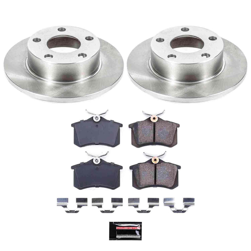 Power Stop KOE849 Autospecialty - 1-Click Daily Driver Brake Kits (Rear) for 1998-2001 Audi A6 Quattro product image