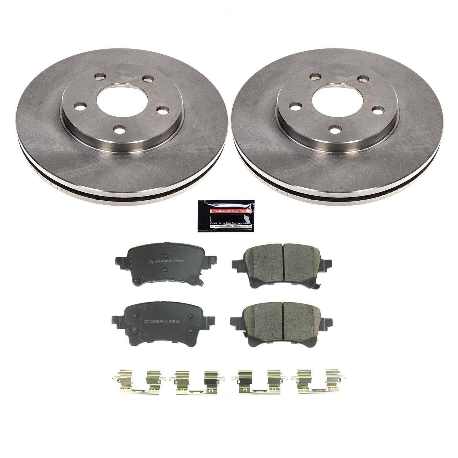 Power Stop KOE8490 Rear Autospecialty 1-Click OE Replacement Pad And Rotor Kit for 2020-2024 Jeep Gladiator product image