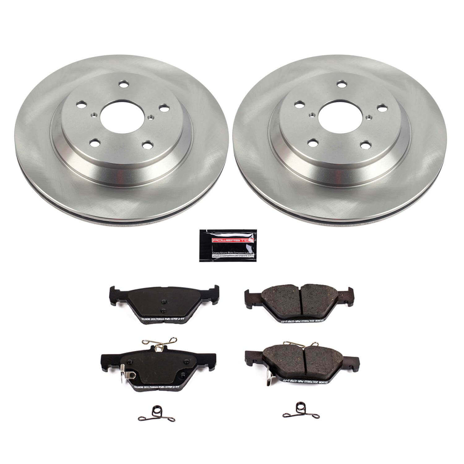 Power Stop KOE8495 Rear Autospecialty 1-Click OE Replacement Pad And Rotor Kit for 2019-2022 Subaru Forester product image