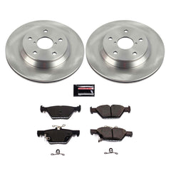 Power Stop KOE8495 Rear Autospecialty 1-Click OE Replacement Pad And Rotor Kit for 2019-2022 Subaru Forester product image