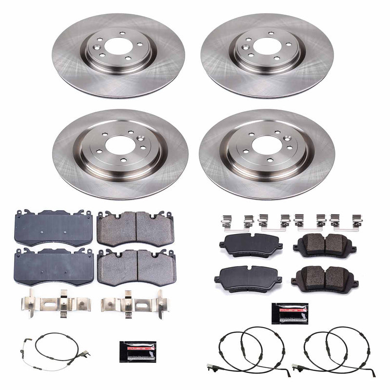 Power Stop KOE8513 Front And Rear Autospecialty 1-Click OE Replacement Pad And Rotor Kit for 2021-2025 Land Rover Discovery product image