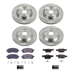 Power Stop KOE8521 Front And Rear Autospecialty 1-Click OE Replacement Pad And Rotor Kit for 2019-2021 Subaru Forester Limited, Premium, Sport, Touring product image