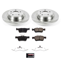 Power Stop KOE8533 Rear Autospecialty 1-Click OE Replacement Pad And Rotor Kit for 2017-2018 Ford Fusion Platinum, Platinum Hybrid, S, S Hybrid, SE, SE Hybrid, Titanium, Titanium Hybrid product image