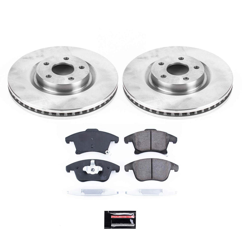 Power Stop KOE8540 Front Autospecialty 1-Click OE Replacement Pad And Rotor Kit for 2019-2020 Ford Police Responder Hybrid product image