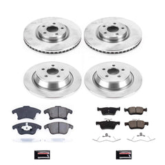 Power Stop KOE8541 Front And Rear Autospecialty 1-Click OE Replacement Pad And Rotor Kit for 2019-2020 Ford Police Responder Hybrid product image