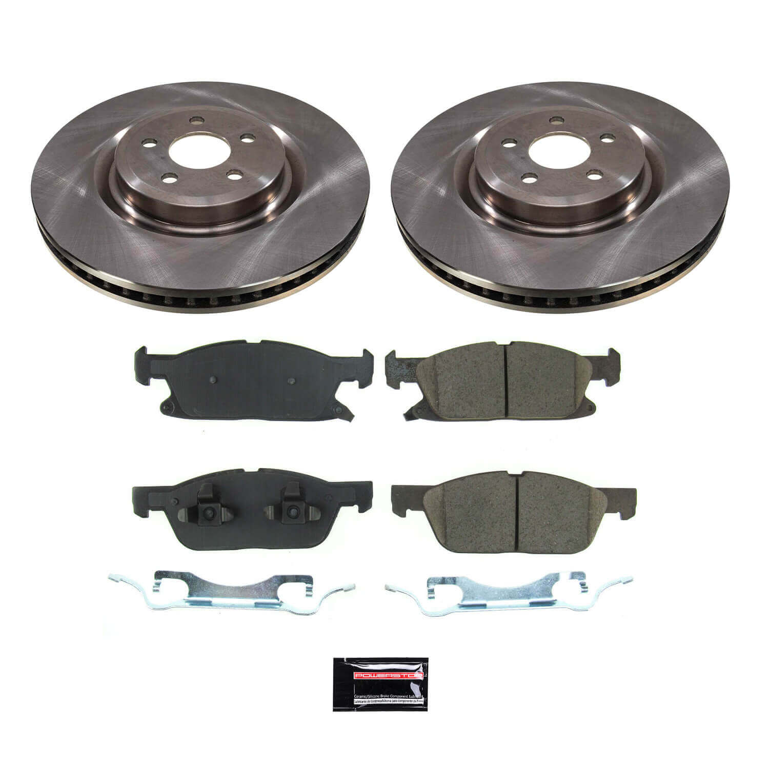 Power Stop KOE8542 Front Autospecialty 1-Click OE Replacement Pad And Rotor Kit for 2019-2024 Ford Edge ST product image