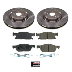 Power Stop KOE8542 Front Autospecialty 1-Click OE Replacement Pad And Rotor Kit for 2019-2024 Ford Edge ST product image
