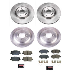Power Stop KOE8612 Front And Rear Autospecialty 1-Click OE Replacement Pad And Rotor Kit for 2019-2024 Hyundai Nexo product image