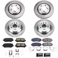 Power Stop KOE8613 Front And Rear Autospecialty 1-Click OE Replacement Pad And Rotor Kit for 2019-2025 Honda Passport product image
