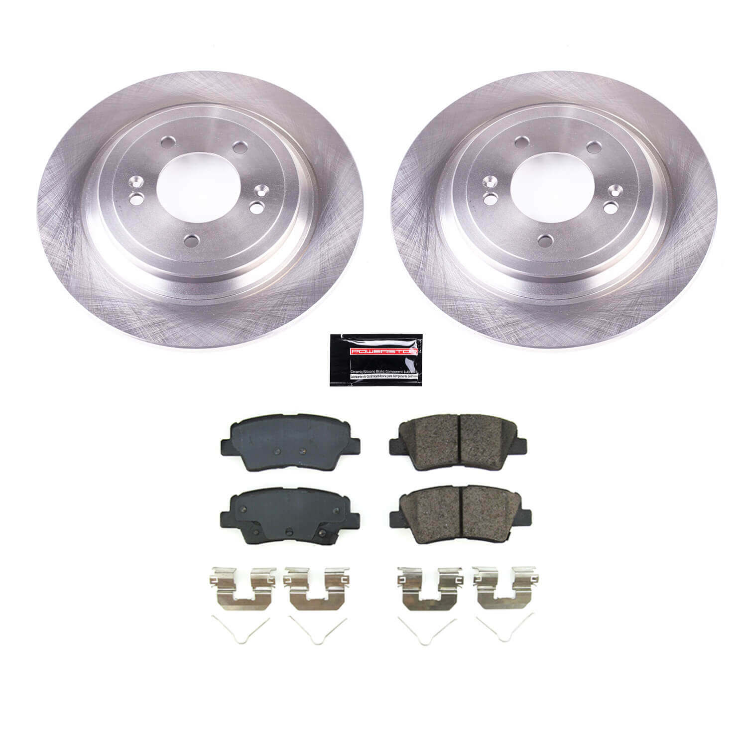 Power Stop KOE8619 Rear Autospecialty 1-Click OE Replacement Pad And Rotor Kit for 2019-2024 Hyundai Nexo product image