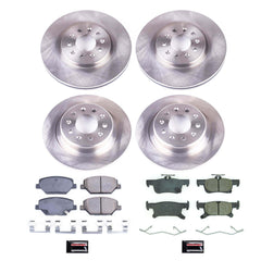 Power Stop KOE8632 Front And Rear Autospecialty 1-Click OE Replacement Pad And Rotor Kit for 2017-2018 Buick Envision product image
