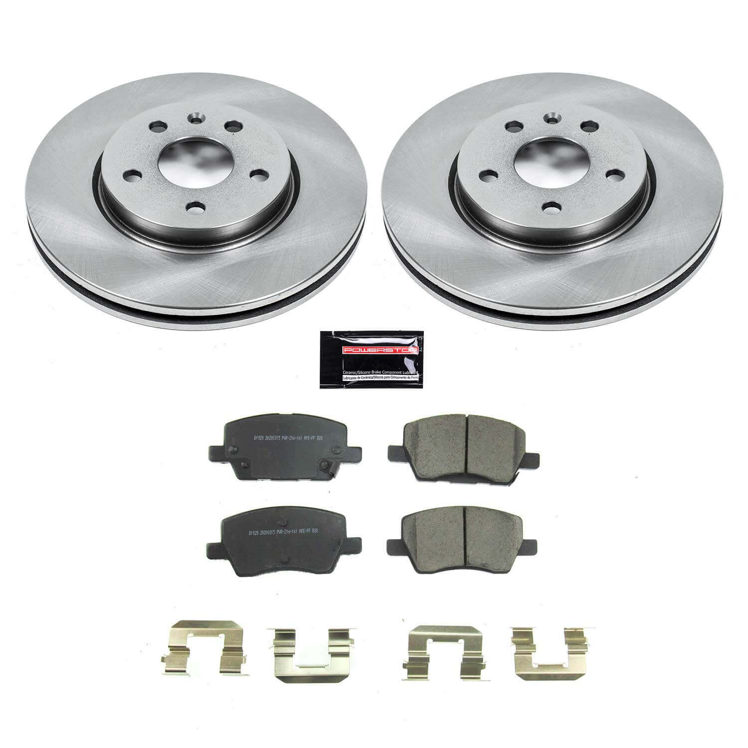 Power Stop KOE8635 Front Autospecialty 1-Click OE Replacement Pad And Rotor Kit for 2018-2020 Chevrolet Sonic product image