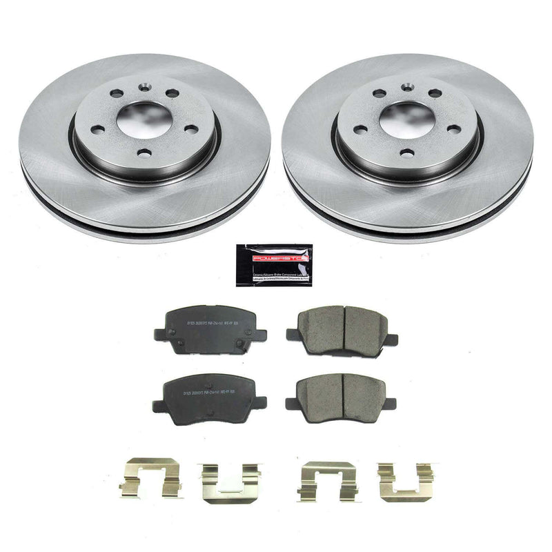Power Stop KOE8635 Front Autospecialty 1-Click OE Replacement Pad And Rotor Kit for 2018-2020 Chevrolet Sonic product image