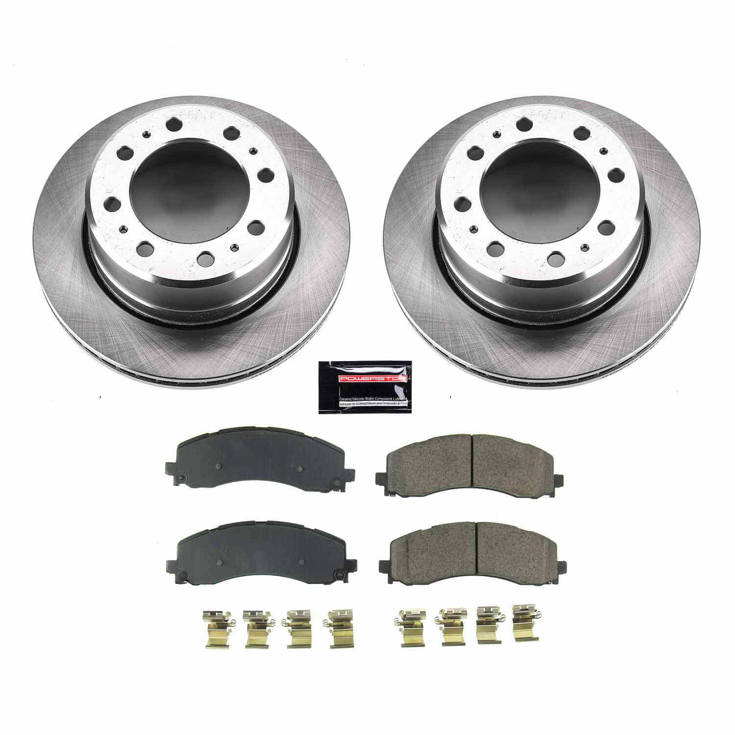 Power Stop KOE8637 Rear Autospecialty 1-Click OE Replacement Pad And Rotor Kit for 2019-2024 Dodge Ram 3500 product image