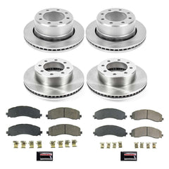 Power Stop KOE8640 Front And Rear Autospecialty 1-Click OE Replacement Pad And Rotor Kit for 2019 Dodge Ram 2500 product image