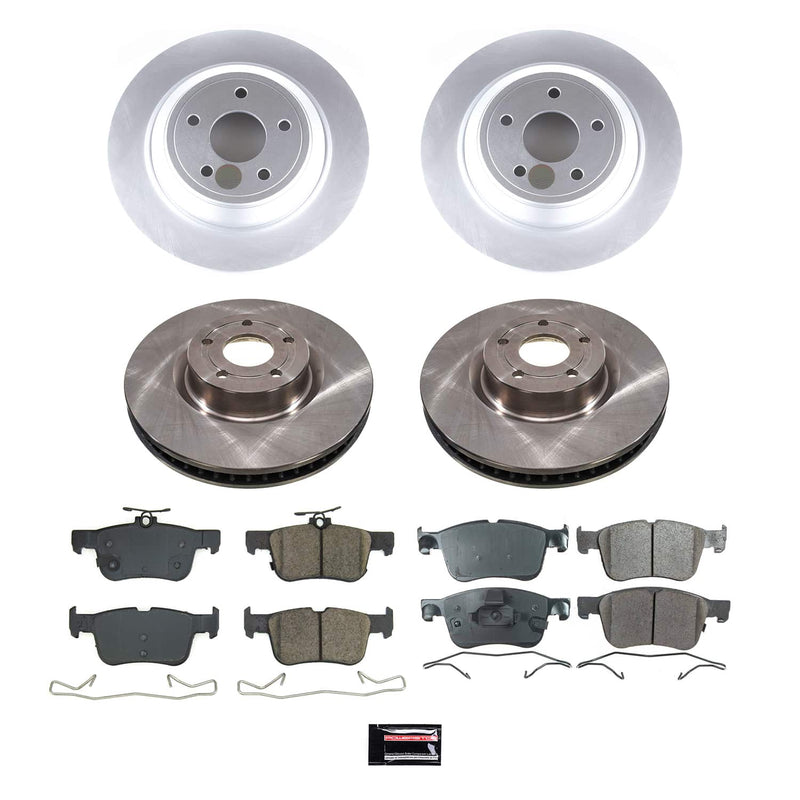 Power Stop KOE8644 - Front And Rear Autospecialty 1-Click OE Replacement Pad And Rotor Kit vehicle fitment brake part