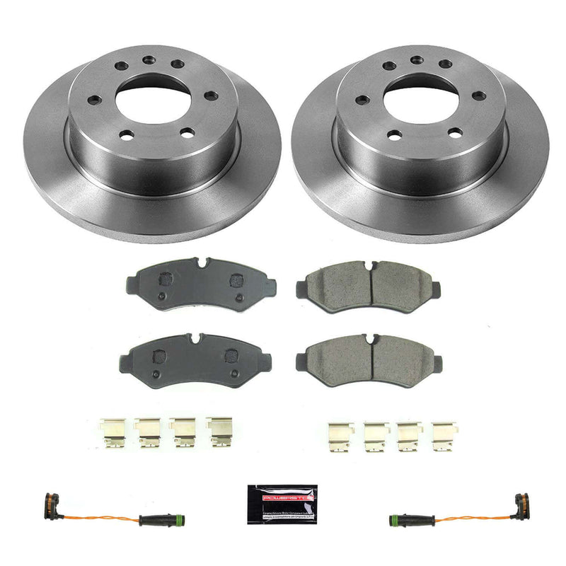 Power Stop KOE8649 Rear Autospecialty 1-Click OE Replacement Pad And Rotor Kit for 2019-2021 Freightliner Sprinter 3500 product image