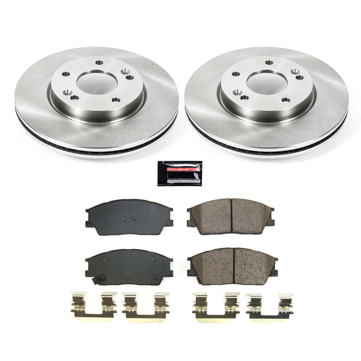 Power Stop KOE8663 Front Autospecialty 1-Click OE Replacement Pad And Rotor Kit for 2020-2024 Hyundai Venue product image