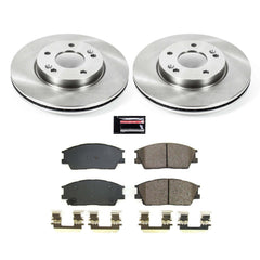 Power Stop KOE8663 Front Autospecialty 1-Click OE Replacement Pad And Rotor Kit for 2020-2024 Hyundai Venue product image