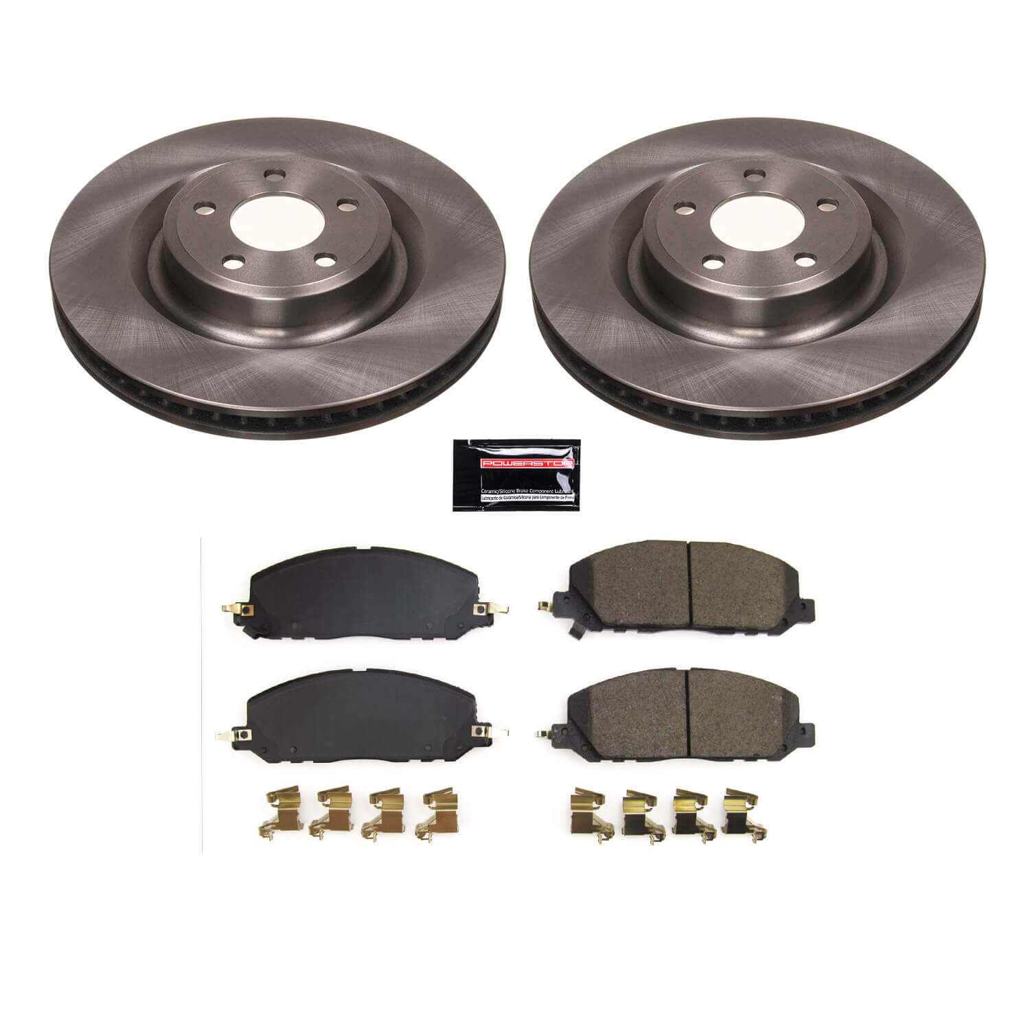 Power Stop KOE8672 Front Autospecialty 1-Click Daily Driver Pad And Rotor Kit for 2020 Ford Explorer Base, Limited, Platinum, ST, XLT product image