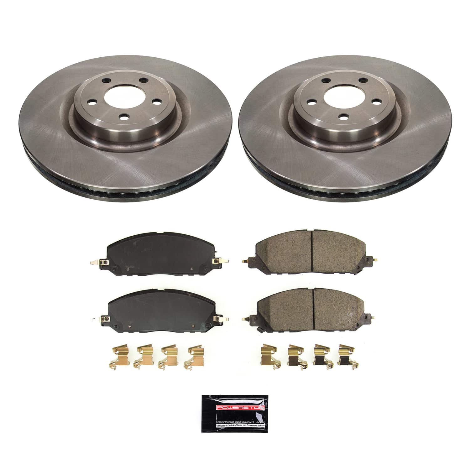 Power Stop KOE8673 - Front Autospecialty 1-Click OE Replacement Pad And Rotor Kit vehicle fitment brake part