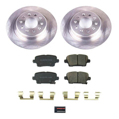 Power Stop KOE8677 Rear Autospecialty 1-Click OE Replacement Pad And Rotor Kit for 2019 Buick Regal Sportback Avenir, Base, Essence, Preferred, Preferred Ii product image