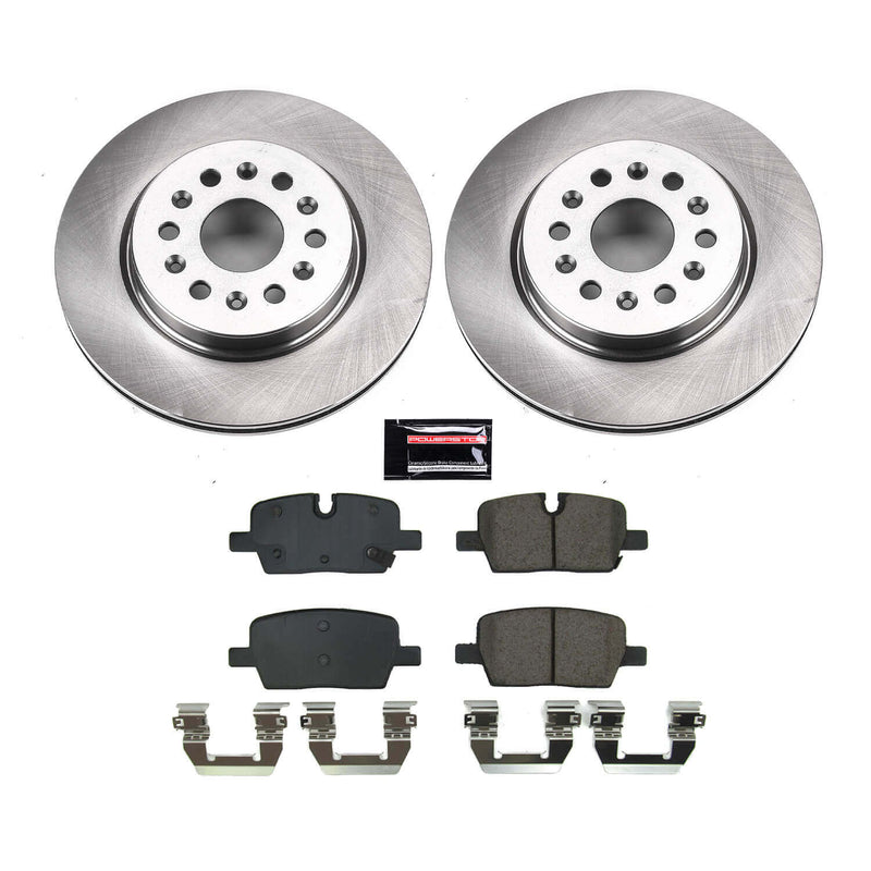 Power Stop KOE8683 Rear Autospecialty 1-Click OE Replacement Pad And Rotor Kit for 2021-2023 Buick Enclave product image