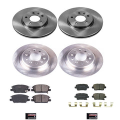 Power Stop KOE8689 Front And Rear Autospecialty 1-Click OE Replacement Pad And Rotor Kit for 2019 Buick Regal Sportback Avenir, Base, Essence, Preferred, Preferred Ii product image