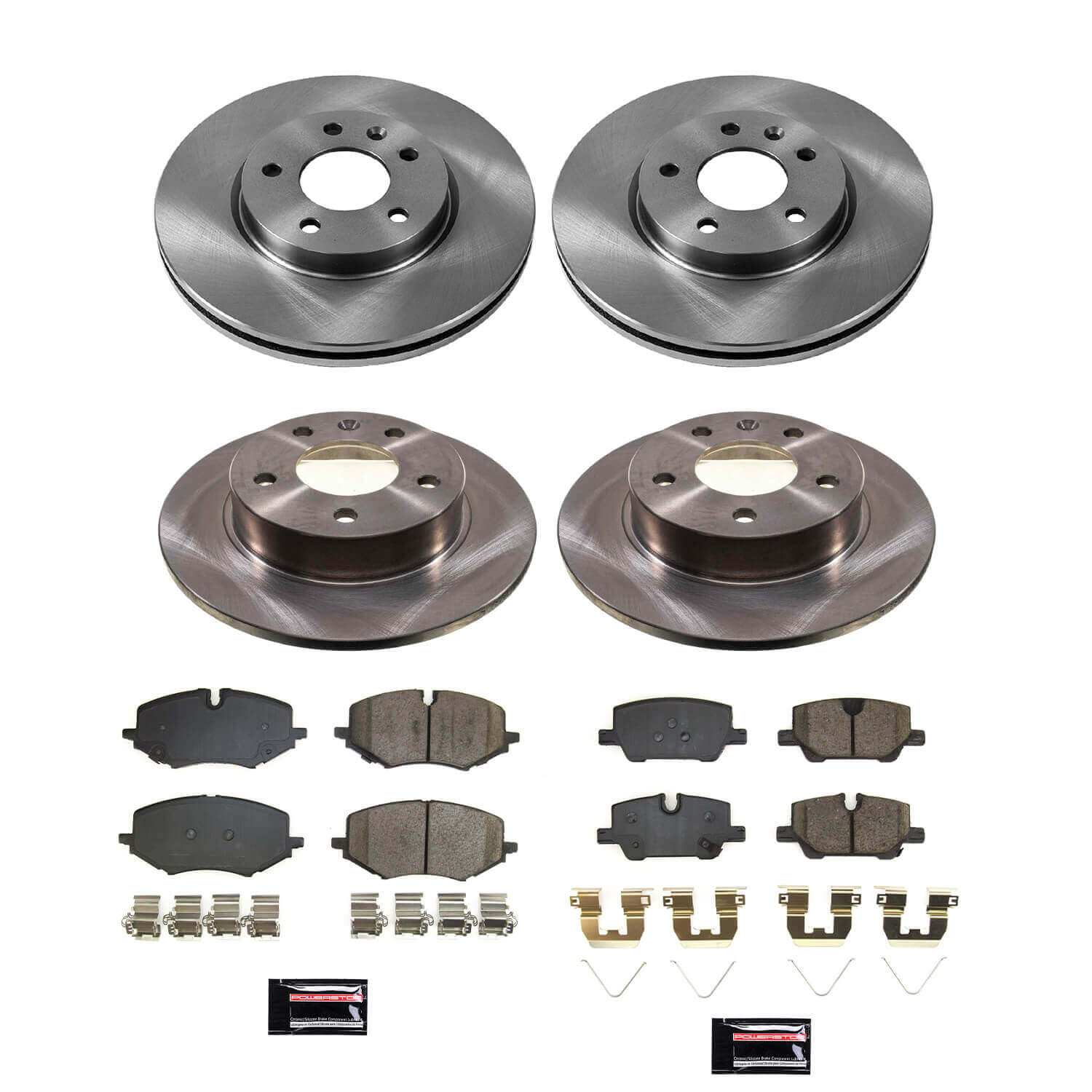 Power Stop KOE8692 Front And Rear Autospecialty 1-Click OE Replacement Pad And Rotor Kit for 2020-2023 Buick Encore GX product image