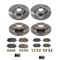 Power Stop KOE8692 Front And Rear Autospecialty 1-Click OE Replacement Pad And Rotor Kit for 2020-2023 Buick Encore GX product image